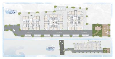 Image of 817 Sq.ft 3 BHK Apartment / Flat for sale in Ratnam Oasis, Waghodia Road, Vadodara for Rs. 4551000