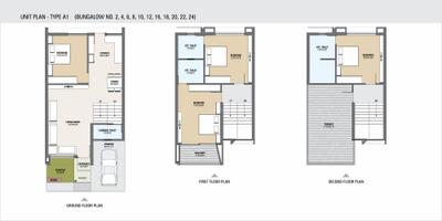Image of 2400 Sq.ft 4 BHK Villa for sale in H K Tilak Bungalows, Vavol, Gandhinagar for Rs. 18000000