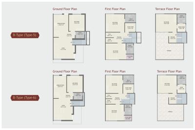 Image of 1700 Sq.ft 4 BHK Villa for sale in Sunrise Red Coral 52, Atladara, Vadodara for Rs. 11000000