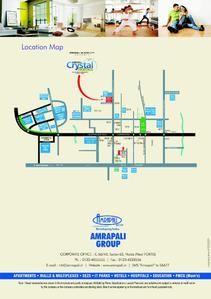 Image of 2140 Sq.ft 4 BHK Apartment / Flat for sale in Amrapali Crystal Homes Phase 1, Sector 76, Noida for Rs. 29318000