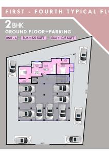 Image of 1088 Sq.ft 3 BHK Apartment / Flat for sale in Khushi Suruj Residency, Beltola, Guwahati for Rs. 8660000