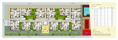 Image of 1590 Sq.ft 3 BHK Apartment / Flat for sale in RR Central Park, Puppalaguda, Hyderabad for Rs. 15000000