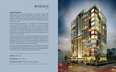 Image of 1075 Sq.ft 2 BHK Apartment / Flat for sale in Ambient Winds, Kalikapur, EM Bypass, Kolkata for Rs. 9500000