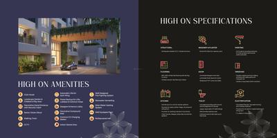 Image of 1000 Sq.ft 3 BHK Apartment / Flat for sale in Sahyadri Plumeria Phase II, Moshi, Pune for Rs. 9600000