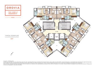 Image of 577 Sq.ft 1 BHK Apartment / Flat for sale in Vijay Orovia Phase 1, Hiranandani Estate, Thane for Rs. 7500000