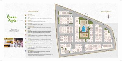 Image of 1666 Sq.ft 3 BHK Apartment / Flat for sale in Tetra Grand Green Apple, Nagavara, Bengaluru for Rs. 12500000