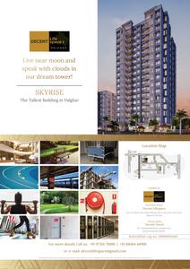 Image of 760 Sq.ft 2 BHK Apartment / Flat for sale in Decent Life Space 2, Palghar, Mumbai for Rs. 4207000