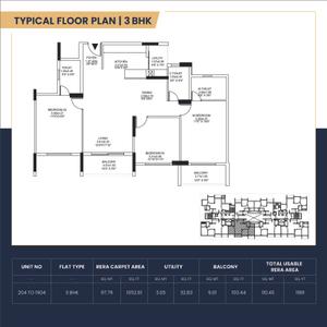 Image of 1675 Sq.ft 3 BHK Apartment / Flat for sale in Pride Altius, Bagalakunte, Bengaluru for Rs. 22000000