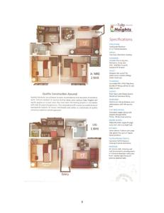 Image of 633 Sq.ft 2 BHK Apartment / Flat for sale in Soumya Tulip Heights, Kolar Road, Bhopal for Rs. 1400000