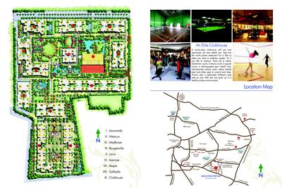 Image of 2215 Sq.ft 3 BHK Apartment / Flat for sale in Adarsh Palm Retreat Tower 1, Bellandur, Bengaluru for Rs. 56500000