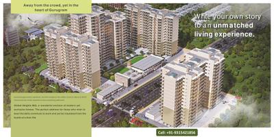 Image of 645 Sq.ft 2 BHK Apartment / Flat for sale in Breez Global Heights 88 A, Sector 88A, Gurgaon for Rs. 7000000