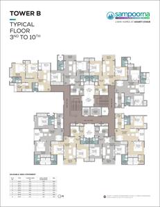 Image of 890 Sq.ft 2 BHK Apartment / Flat for sale in Rajat Sampoorna Homes, Jivan Vihar, Raipur for Rs. 4005000