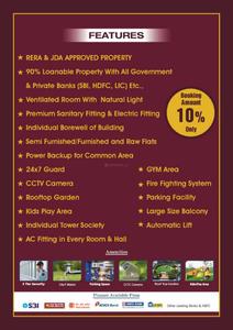 Image of 1126 Sq.ft 3 BHK Apartment / Flat for sale in Shri Anandam Heights I, Keshupura, Jaipur for Rs. 6000000