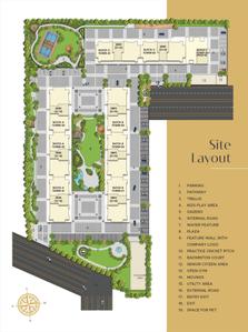 Image of 1800 Sq.ft 3 BHK Apartment / Flat for sale in Stellar Heights, Sanauli, Zirakpur for Rs. 11700000