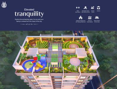 Image of 1031 Sq.ft 2 BHK Apartment / Flat for sale in Prabhas The Sky Tower, Ravet, Pune for Rs. 7700000