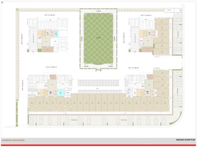 Image of 1863 Sq.ft 3 BHK Apartment / Flat for sale in Laxmipati Euphoria, Palanpur, Surat for Rs. 8600000