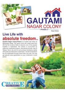 Creative Gautami Nagar Colony Brochure 1