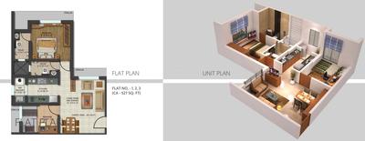 Image of 890 Sq.ft 2 BHK Apartment / Flat for sale in Balaji Enclave, Malad West, Mumbai for Rs. 16000000