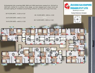 Image of 827 Sq.ft 2 BHK Apartment / Flat for sale in Sai Empire Qube, Perumanttunallur, Chennai for Rs. 5650005