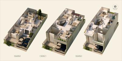 Image of 5270 Sq.ft 4.5 BHK Villa for sale in Vatika Royale Villas, Basai, Agra for Rs. 40000000