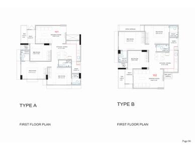 Image of 1760 Sq.ft 3 BHK Apartment / Flat for sale in Parisar 80, Bopal, Ahmedabad for Rs. 9800000
