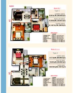 Image of 2400 Sq.ft 3 BHK Apartment / Flat for sale in MR Officer City 2 Phase 2, Raj Nagar Extension, Ghaziabad for Rs. 16500000