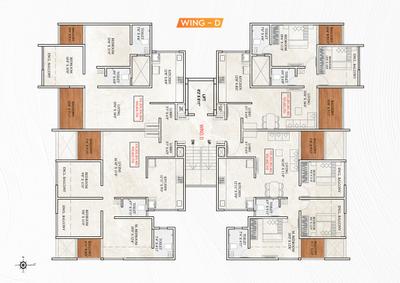 Image of 1200 Sq.ft 2.5 BHK Apartment / Flat for sale in Shelter Marvel, Kiwale, Pune for Rs. 7500000