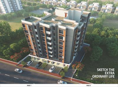 Image of 2500 Sq.ft 2 BHK Apartment / Flat for sale in Shree Vihot Jagannath Residency, Vatva, Ahmedabad for Rs. 4000000