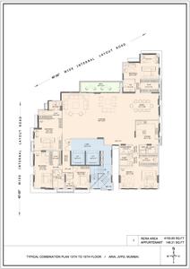 Image of 2000 Sq.ft 4 BHK Apartment / Flat for sale in Parinee Aria, Juhu, Mumbai for Rs. 112500000