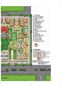 Image of 1080 Sq.ft 2.5 BHK Apartment / Flat for sale in Nimbus The Hyde Park Tower S T U, Sector 78, Noida for Rs. 11500000