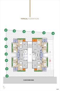 Image of 1795 Sq.ft 3 BHK Apartment / Flat for sale in Keshav Gauravi Apartment, Vastrapur, Ahmedabad for Rs. 12500000
