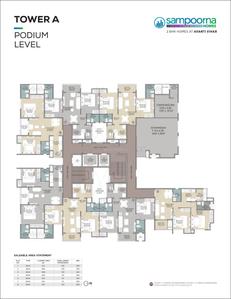 Image of 890 Sq.ft 2 BHK Apartment / Flat for sale in Rajat Sampoorna Homes, Jivan Vihar, Raipur for Rs. 4005000
