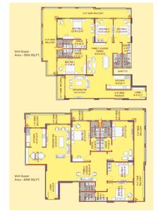 Image of 2297 Sq.ft 3 BHK Apartment / Flat for sale in Pacific Eiffel Homes, Sahastradhara Road, Dehradun for Rs. 21840500