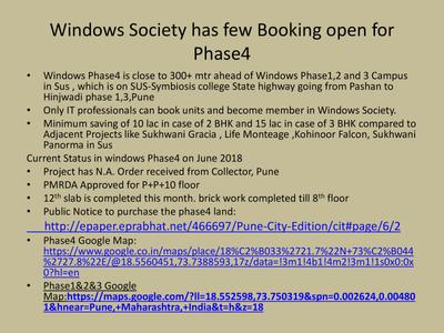 Windows Society Phase 4 Brochure 4