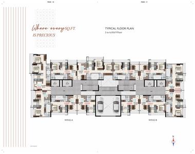 Image of 700 Sq.ft 2 BHK Apartment / Flat for sale in Sahakar Vista, Dahisar East, Mumbai for Rs. 14100000
