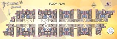 Image of 1051 Sq.ft 3 BHK Apartment / Flat for sale in Swasteek Samriddhi 2, Jalukbari, Guwahati for Rs. 5100000
