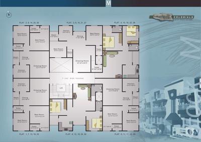Image of 1170 Sq.ft 2 BHK Apartment / Flat for sale in Takshashila Colonials, Maninagar, Ahmedabad for Rs. 6500000
