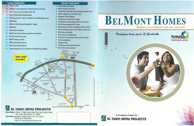 Image of 1500 Sq.ft 2 BHK Independent House for sale in SL Tanvi Belmont Homes, Gandimaisamma, Hyderabad for Rs. 15000000