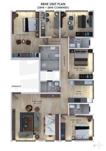 Image of 1325 Sq.ft 3 BHK Apartment / Flat for sale in Shagun Residency, Omkar Nagar, Nagpur for Rs. 6800000