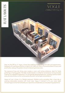 Image of 780 Sq.ft 2 BHK Apartment / Flat for sale in Sanctum DPS Rivera, Dahisar West, Mumbai for Rs. 18500000