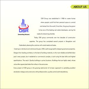 Image of 1225 Sq.ft 2 BHK Apartment / Flat for sale in DSR Green Vista, Whitefield, Bengaluru for Rs. 8750000