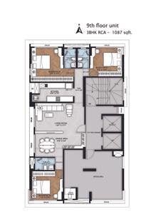 Image of 900 Sq.ft 2 BHK Apartment / Flat for sale in Blue Stone Tulsi Heritage, Dadar East, Mumbai for Rs. 35000000