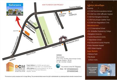Image of 1199 Sq.ft 3 BHK Apartment / Flat for sale in Laavanya DCM Samarpana, Gnana Bharathi, Bengaluru for Rs. 12000000