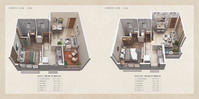 Image of 475 Sq.ft 1 BHK Apartment / Flat for sale in M K Oasis, Vikhroli East, Mumbai for Rs. 8000000