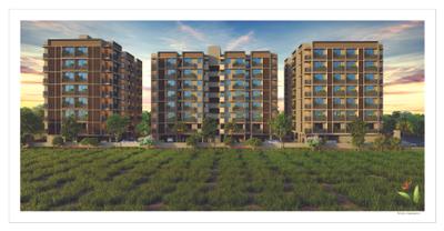Image of 1215 Sq.ft 2 BHK Apartment / Flat for sale in S J Shashwat Paradise Phase 1, Mahadev Nagar, Ahmedabad for Rs. 3735000