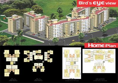 Image of 585 Sq.ft 1 BHK Apartment / Flat for sale in RNA NG Regency, Thane West, Thane for Rs. 5000000