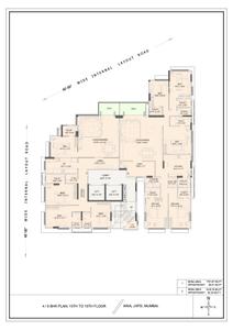 Image of 2000 Sq.ft 4 BHK Apartment / Flat for sale in Parinee Aria, Juhu, Mumbai for Rs. 112500000
