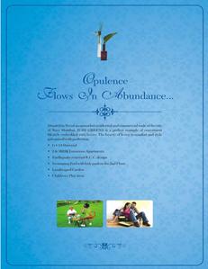 Image of 1300 Sq.ft 2 BHK Apartment / Flat for sale in Juhi Greens, Seawoods, Navi Mumbai for Rs. 25000000
