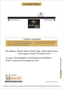 Image of 2000 Sq.ft 3 BHK Apartment / Flat for sale in Sanjeevani Shubh Vastu Grand, Seoni Pranmoti, Chhindwara for Rs. 8000000