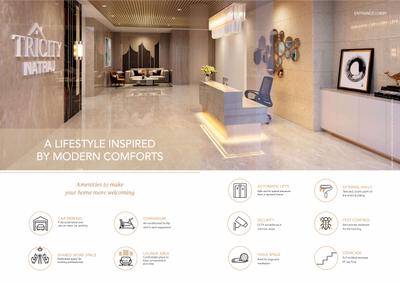 Image of 1500 Sq.ft 3 BHK Apartment / Flat for sale in Tricity Natraj, Chembur, Mumbai for Rs. 43500000